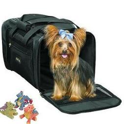 Airline Approved Medium Black To 16lbs. Bonus Sherpa Mini Ba