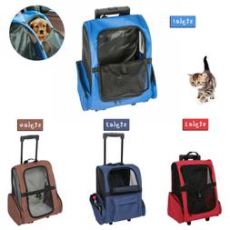 Rolling Backpack Portable Travel Luggage Bag With Wheels And